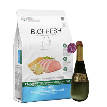 Imagen de Alimento BIOFRESH Perro Adulto Raza Mediana Sabor Cerdo y Ananá 10kg + Regalo