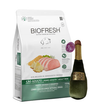 Imagen de Alimento BIOFRESH Perro Adulto Raza Grande Sabor Cerdo y Ananá 15kg + Regalo
