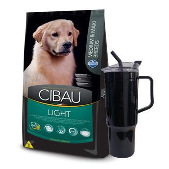 Imagen de Alimento CIBAU Perro Light Raza Mediana y Grande 12 kg + Regalo