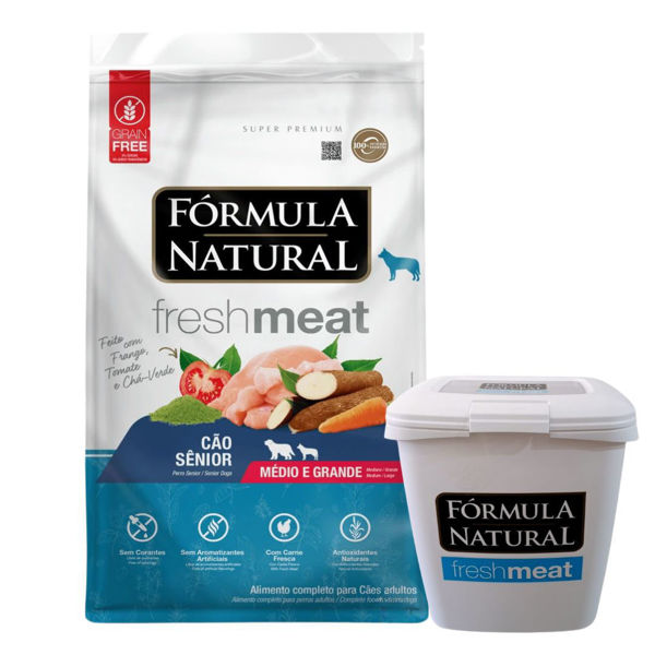 Imagen de Alimento FORMULA NATURAL Perro Fresh Meat Senior Raza Mediana y Grande 12 Kg + Regalo