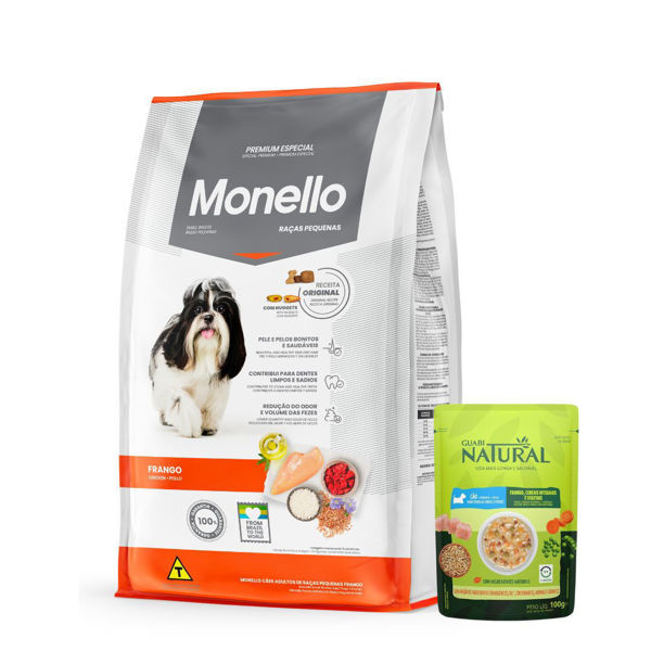Imagen de Alimento MONELLO Perro Adulto Raza Pequeña Sabor Pollo 7 kg + Regalo