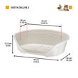 Imagen de Cama Para Mascota FERPLAST Siesta Deluxe 6 Bordo
