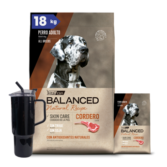 Imagen de Alimento VITALCAN Perro BALANCED Adulto Cordero 15 kg + Regalo