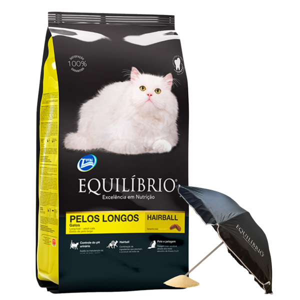 Imagen de Alimento EQUILIBRIO Gato Pelo Largo 7,5 kg + Regalo