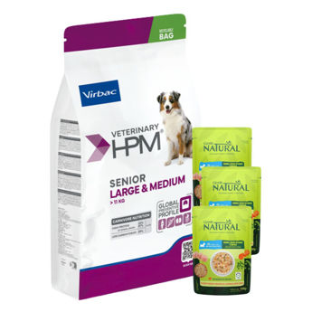 Imagen de Alimento VIRBAC HPM Perro Senior Raza Mediana y Grande 12 kg + Regalo