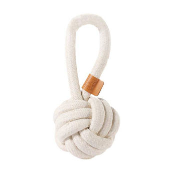 Imagen de Juguete Para Perro M-PETS Pelota Coto Loop Blanca - 8 cm