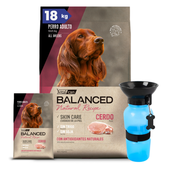 Imagen de Alimento VITALCAN Perro BALANCED Adulto Cerdo y Arroz 15 kg + Regalo