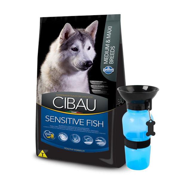 Imagen de Alimento CIBAU Sensitive Perro Raza Mediana y Grande Pescado 12 Kg + Regalo
