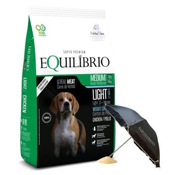 Imagen de Alimento EQUILIBRIO Perro Light Raza Mediana 15 kg + Regalo