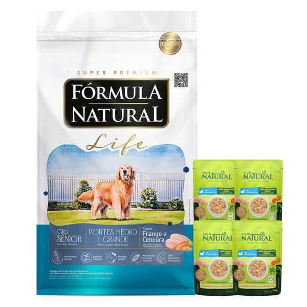 Imagen de Alimento FORMULA NATURAL Life Perro Senior Raza Mediana y Grande 15 kg + Regalo