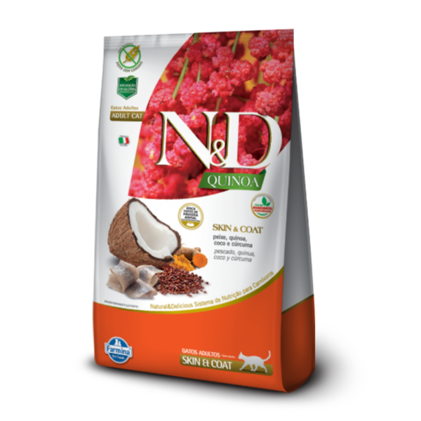 Imagen de Alimento NYD Quinoa Gato Skin And Coat Pescado 1.5 Kg