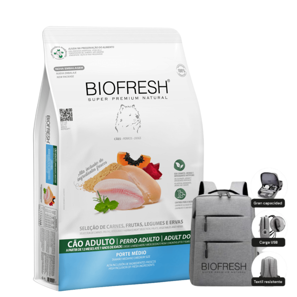 Imagen de Alimento BIOFRESH Perro Adulto Raza Mediana 15 kg + Regalo