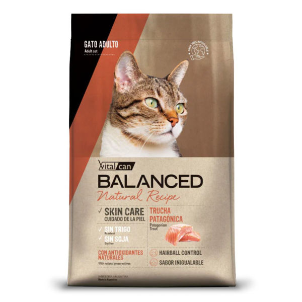 Imagen de Alimento BALANCED Gato Adulto Trucha 3 Kg