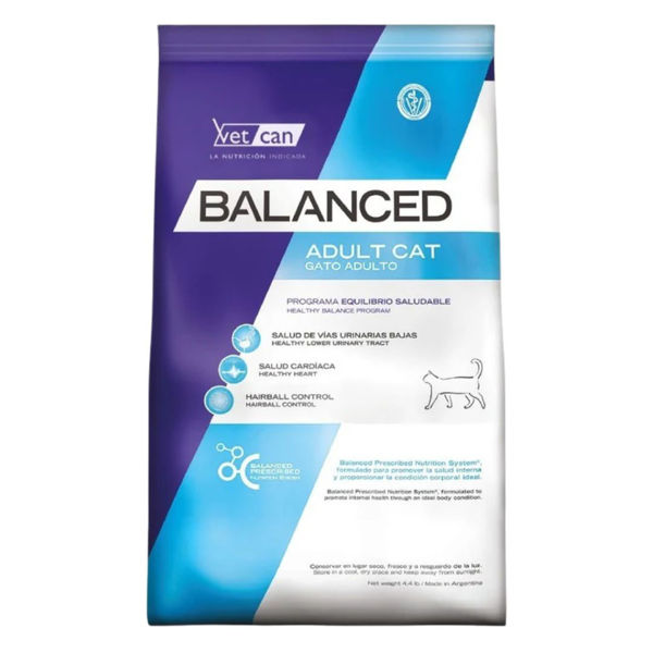 Imagen de Alimento BALANCED Gato Adulto 2 Kg