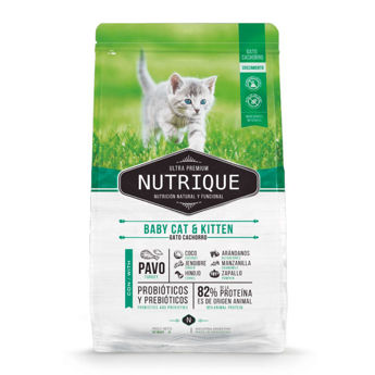 Imagen de Alimento NUTRIQUE Gato Cachorro Pavo 2 Kg