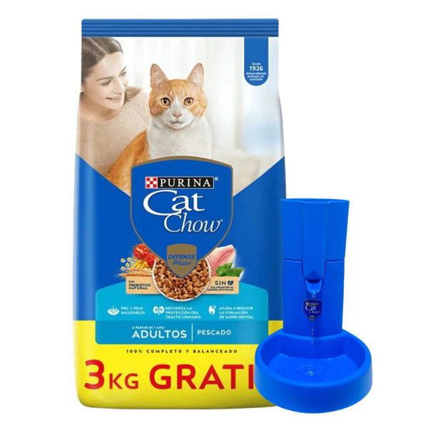 Imagen de Alimento CAT CHOW Gato Adulto Pescado 15 + 3 kg + Regalo