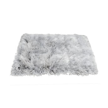 Imagen de Colchoneta Peluda Para Perro Gris Talle L