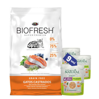 Imagen de Alimento BIOFRESH Gato Castrado 7,5 kg + Regalo