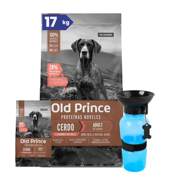 Imagen de Alimento OLD Prince Perro Adulto Cerdo y Legumbres Todas las Razas 15 + 2 kg + Regalo