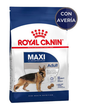 Imagen de Alimento ROYAL CANIN Perro Maxi Adulto 15kg / Con Averia