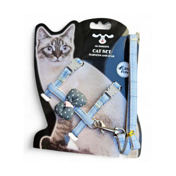 Imagen de Arnés Para Gato LILI MASCOTA Con Moña