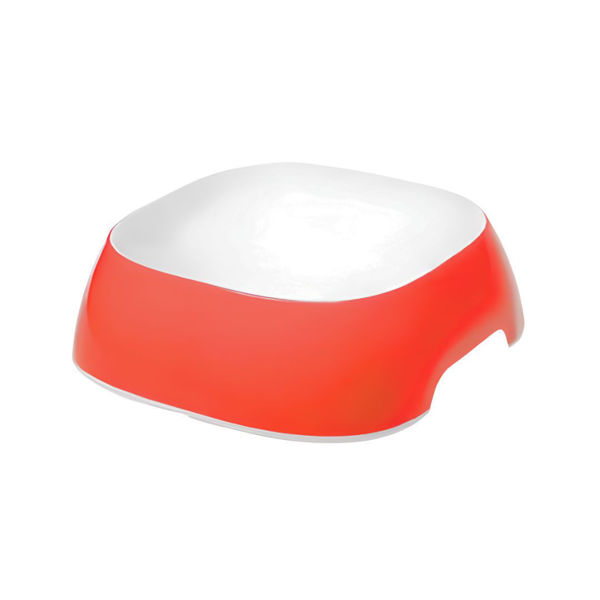 Imagen de Comedero Para Mascota FERPLAST Glam Plástico Grande - Rojo