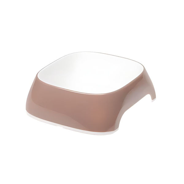Imagen de Comedero Para Perro FERPLAST Plato Glam Extra Small (XS) Marrón