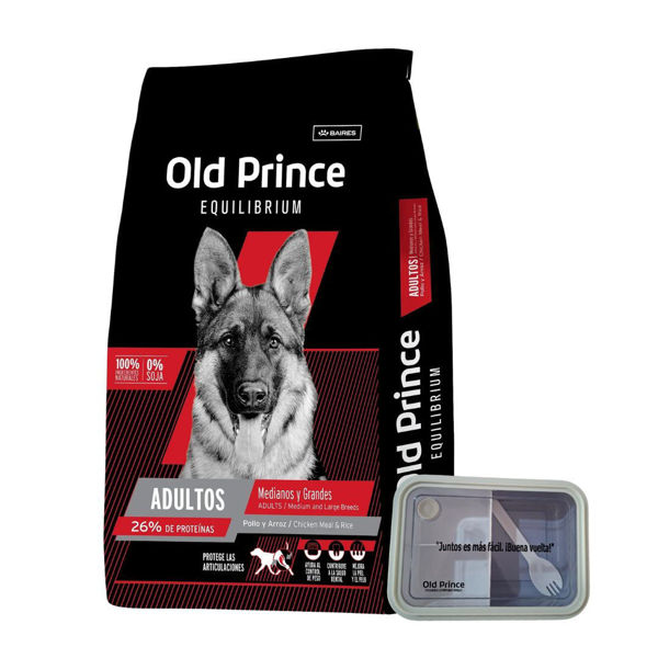 Imagen de Alimento OLD PRINCE Equilibrium Perro Adulto Raza Mediana y Grande 15 kg + Regalo