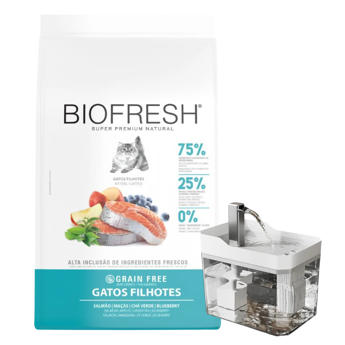 Imagen de Alimento BIOFRESH Gato Cachorro Salmón 7,5kg + Regalo