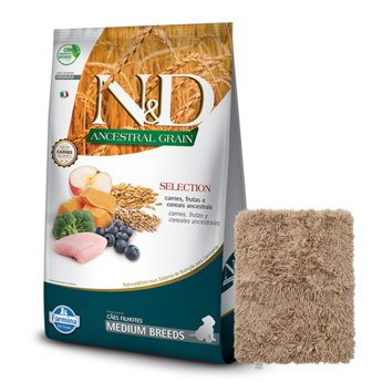 Imagen de Alimento NYD Perro Ancestral Grain Cachorro Medium Raza Mediana 15 kg + Regalo