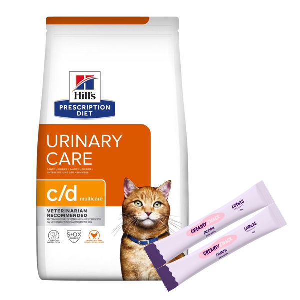 Imagen de Alimento HILLS Gato C/D Cuidado Urinario 3,9 kg + Regalo