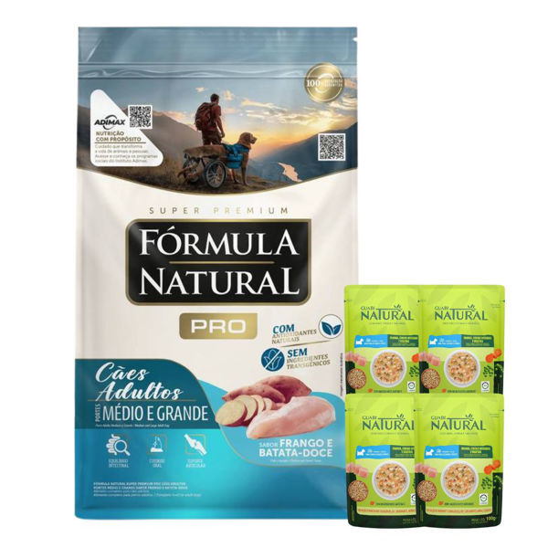 Imagen de Alimento FORMULA NATURAL Pro Perro Adulto Raza Mediana y Grande 20 kg + Regalo