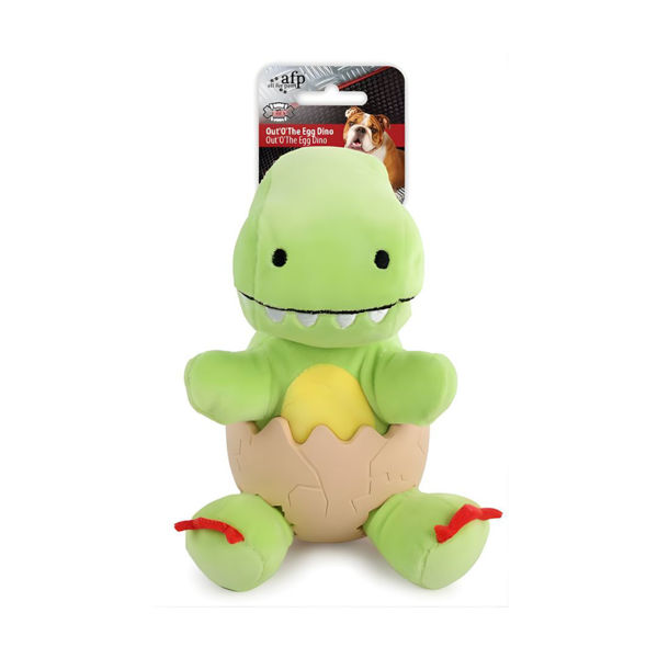 Imagen de Juguete Para Perro AFP My T-Rex Dinosaurio Bebé Huevo