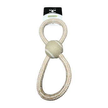 Imagen de Juguete Para Perro LILI MASCOTA Cuerda "8" Con Pelota De Tennis