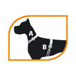 Imagen de Arnés Para Perro FERPLAST Nikita P Fashion Azul Claro - Talle XS