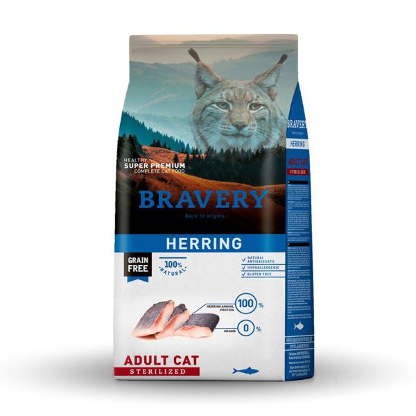 Imagen de Alimento BRAVERY Gato Castrado Herring 2 Kg