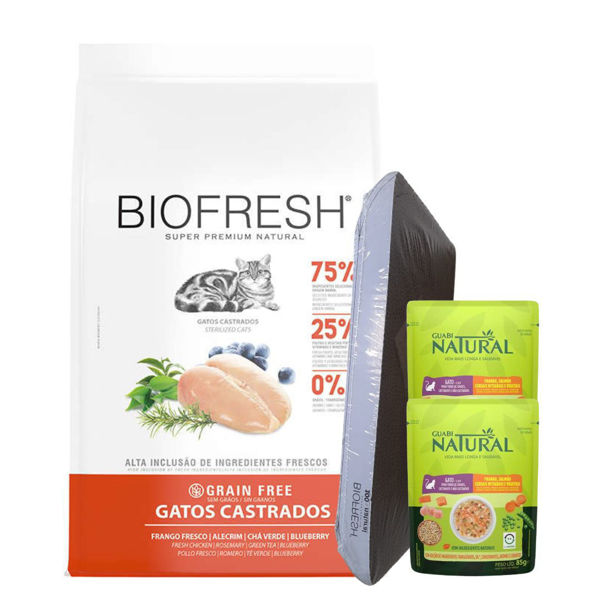 Imagen de Alimento BIOFRESH Gato Castrado Pollo 7,5 kg + Regalo