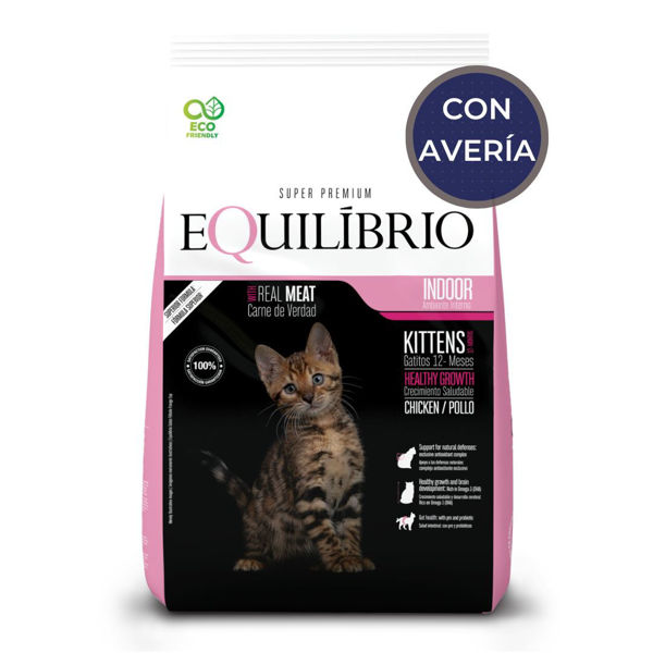 Imagen de Alimento EQUILIBRIO Gato Cachorro 1.5KG / Con Avería
