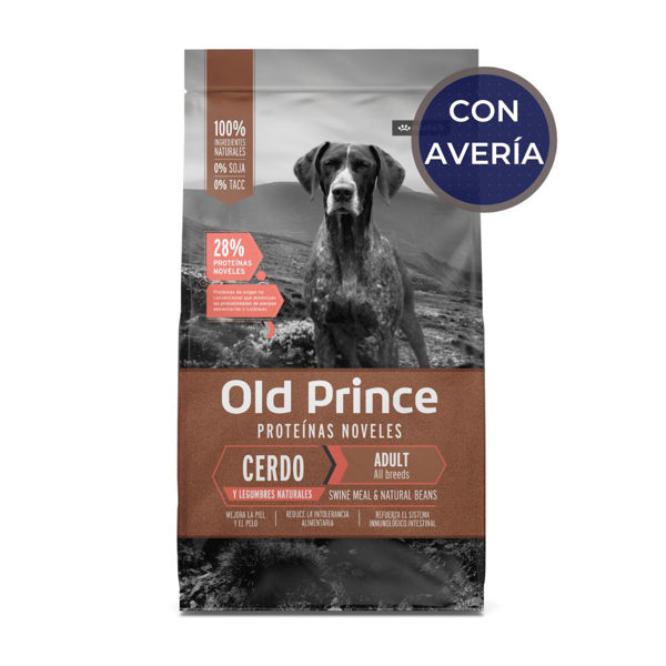 Imagen de Alimento OLD PRINCED Perro Cerdo Y Legumbres 15KG / Con Avería