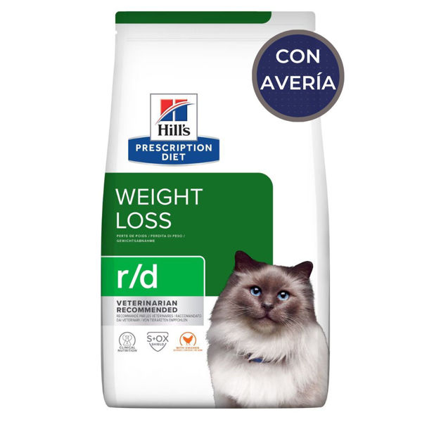 Imagen de Alimento HILLS Gato R/D Dietético 1,8 kg / Con Avería