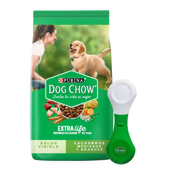 Imagen de Alimento DOG CHOW Perro Cachorro Raza Mediana y Grande 21 Kg