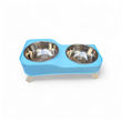 Imagen de Comedero y Bebedero LILI MASCOTA Plato Doble Patas Plegables