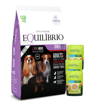Imagen de Alimento EQUILIBRIO Perro Adulto Raza Pequeña 7,5 kg + Regalo