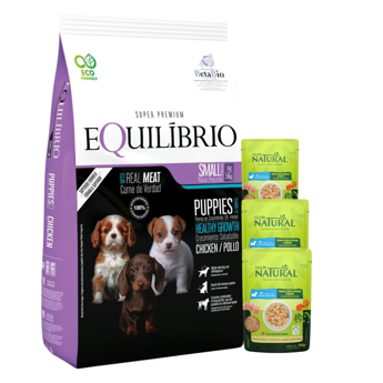 Imagen de Alimento EQUILIBRIO Perro Cachorro Raza Pequeña 7,5 kg + Regalo