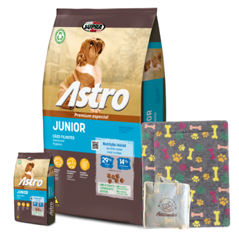 Imagen de Alimento ASTRO Perro Junior Cachorro 14 kg + Regalo