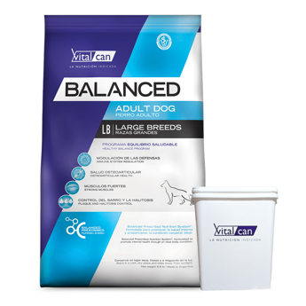 Imagen de Alimento BALANCED Perro Adulto Raza Grande 22 Kg + Regalo