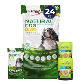 Imagen de Alimento NATURAL DOG Perro Adulto 22 + 2 kg + Regalo