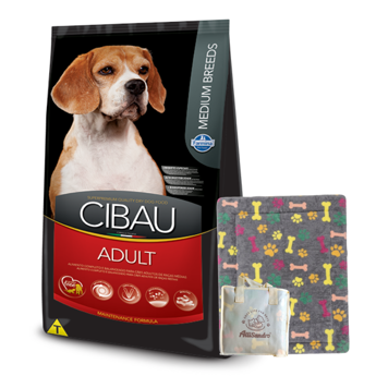 Imagen de Alimento CIBAU Perro Adulto Raza Mediana 15 kg + Regalo