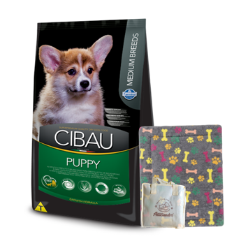 Imagen de Alimento CIBAU Perro Cachorro Raza Mediana 15 kg + Regalo