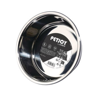Imagen de Comedero Para Perro M-PETS Petjoy Dogfamily Grande Blanco y Negro - 1650 ml